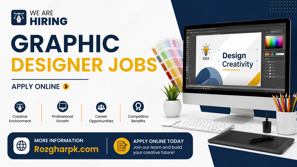 Graphic Designer Jobs 2026 – Apply Online for Matric Pass Students