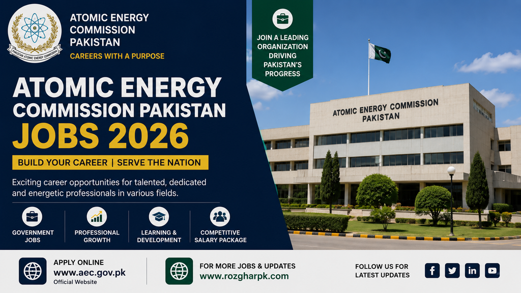 Atomic Energy Commission Pakistan Jobs 2026 – Apply Online | www.paec.gov.pk